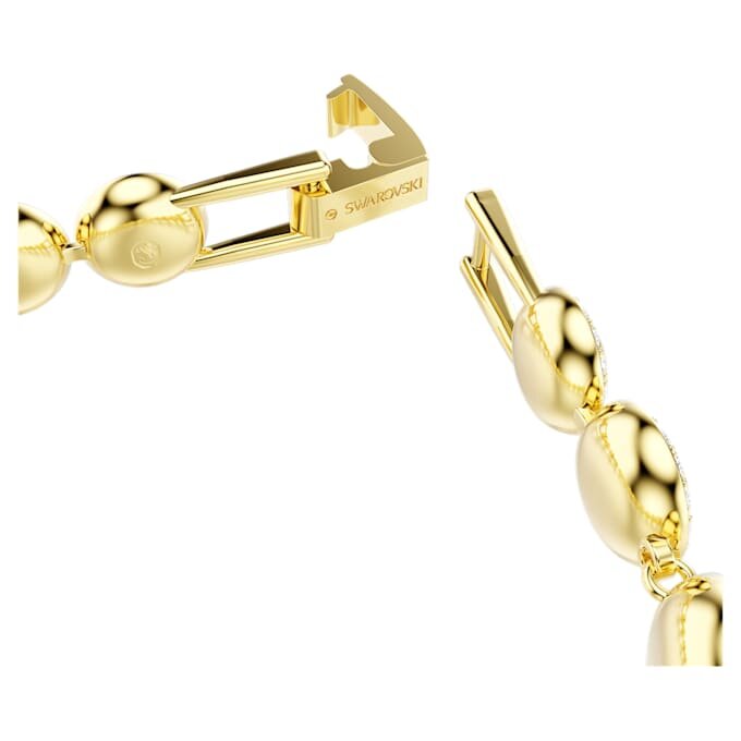 Náramek Una Angelic s kulatými krystaly, pavé, střední, bílý, pozlacený Náramek Una Angelic s kulatými krystaly, pavé, střední, bílý, pozlacený