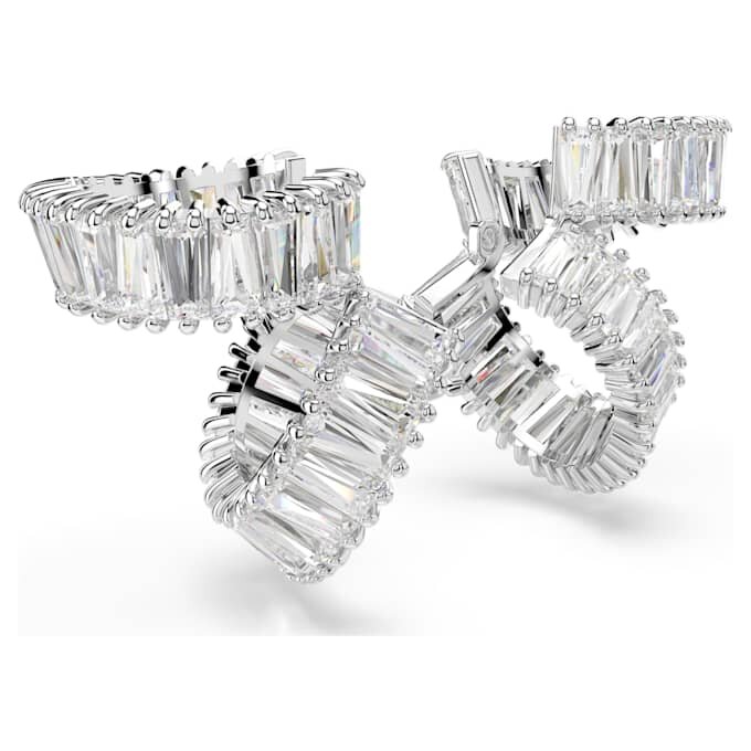 Náušnice Ariana Grande X Swarovski s bagetovým briliantovým výbrusem, bílé, pokovené rhodiem Náušnice Ariana Grande X Swarovski s bagetovým briliantovým výbrusem, bílé, pokovené rhodiem