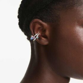 Náušnice Ariana Grande X Swarovski s různými briliantovými výbrusy, vícebarevné, pokovené rhodiem