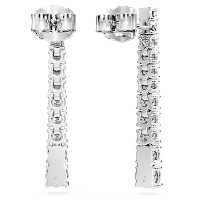 Náušnice Eternity Drop s diamanty vypěstovanými v laboratoři, celková hmotnost 1,3 Ct, kulatý tvar, 14K bílé zlato Náušnice Eternity Drop s diamanty vypěstovanými v laboratoři, celková hmotnost 1,3 Ct, kulatý tvar, 14K bílé zlato