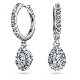 Náušnice Eternity Drop s laboratorně vypěstovanými diamanty o celkové hmotnosti 1,25 karátu, hruškovitý tvar, 14karátové bílé zlato Náušnice Eternity Drop s laboratorně vypěstovanými diamanty o celkové hmotnosti 1,25 karátu, hruškovitý tvar, 14karátové bílé zlato