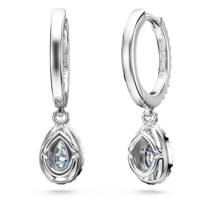 Náušnice Eternity Drop s laboratorně vypěstovanými diamanty o celkové hmotnosti 1,25 karátu, hruškovitý tvar, 14karátové bílé zlato Náušnice Eternity Drop s laboratorně vypěstovanými diamanty o celkové hmotnosti 1,25 karátu, hruškovitý tvar, 14karátové bílé zlato