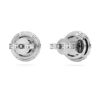 Náušnice Eternity Halo s diamanty vypěstovanými v laboratoři, celková hmotnost 2 Ct, kulatý tvar, 14K bílé zlato Náušnice Eternity Halo s diamanty vypěstovanými v laboratoři, celková hmotnost 2 Ct, kulatý tvar, 14K bílé zlato