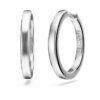 Náušnice Eternity Hoop s diamanty vypěstovanými v laboratoři, celkem 0,56 karátu, kulatý tvar, stříbro Náušnice Eternity Hoop s diamanty vypěstovanými v laboratoři, celkem 0,56 karátu, kulatý tvar, stříbro