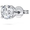 Náušnice Eternity s diamanty vypěstovanými v laboratoři, celková hmotnost 0,5 Ct, jednotlivé, kulatý tvar, 14K bílé zlato Náušnice Eternity s diamanty vypěstovanými v laboratoři, celková hmotnost 0,5 Ct, jednotlivé, kulatý tvar, 14K bílé zlato