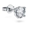 Náušnice Eternity s diamanty vypěstovanými v laboratoři, celková hmotnost 0,5 Ct, jednotlivé, kulatý tvar, 14K bílé zlato Náušnice Eternity s diamanty vypěstovanými v laboratoři, celková hmotnost 0,5 Ct, jednotlivé, kulatý tvar, 14K bílé zlato