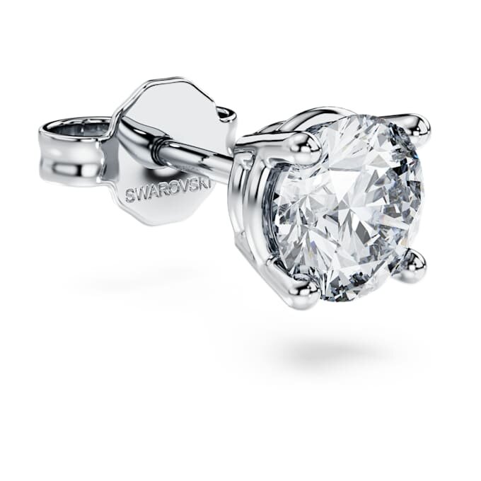 Náušnice Eternity s diamanty vypěstovanými v laboratoři, celková hmotnost 0,5 Ct, jednotlivé, kulatý tvar, 14K bílé zlato Náušnice Eternity s diamanty vypěstovanými v laboratoři, celková hmotnost 0,5 Ct, jednotlivé, kulatý tvar, 14K bílé zlato