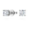 Náušnice Eternity s diamanty vypěstovanými v laboratoři, celková hmotnost 0,52 karátů, kulatý tvar, stříbro Náušnice Eternity s diamanty vypěstovanými v laboratoři, celková hmotnost 0,52 karátů, kulatý tvar, stříbro