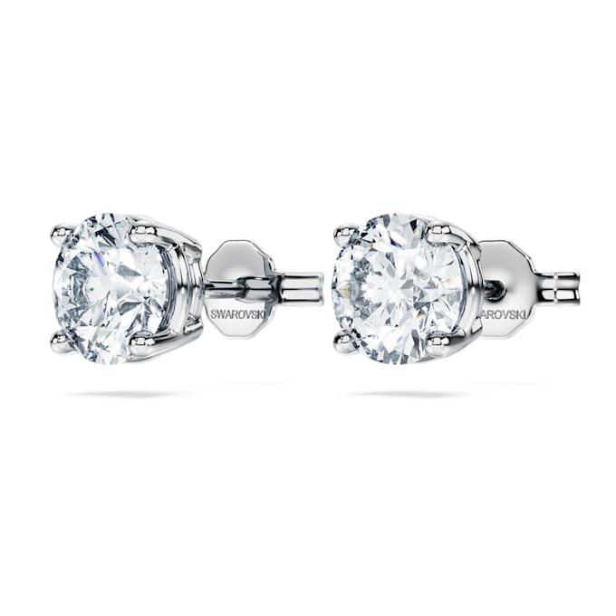Náušnice Eternity Solitaire s diamanty vypěstovanými v laboratoři, celkem 2 karátů, kulatý tvar, 14K bílé zlato Náušnice Eternity Solitaire s diamanty vypěstovanými v laboratoři, celkem 2 karátů, kulatý tvar, 14K bílé zlato