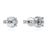 Náušnice Eternity Solitaire s diamanty vypěstovanými v laboratoři, celkem 2 karátů, kulatý tvar, 14K bílé zlato Náušnice Eternity Solitaire s diamanty vypěstovanými v laboratoři, celkem 2 karátů, kulatý tvar, 14K bílé zlato
