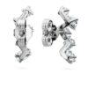 Náušnice Galaxy Ear Cuffs s laboratorně vypěstovanými diamanty o celkové hmotnosti 1,25 karátu, různé tvary, 14karátové bílé zlato Náušnice Galaxy Ear Cuffs s laboratorně vypěstovanými diamanty o celkové hmotnosti 1,25 karátu, různé tvary, 14karátové bílé zlato