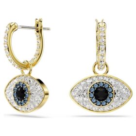 Náušnice Symbolica s motivem „Evil Eye“, modré, pozlacené Náušnice Symbolica s motivem „Evil Eye“, modré, pozlacené