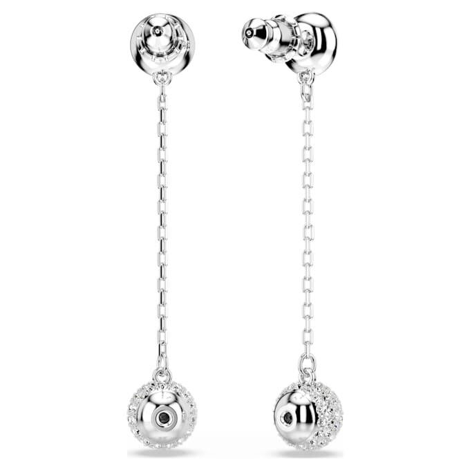 Náušnice Una Angelic Drop s kulatým briliantovým výbrusem, bílé, pokovené rhodiem Náušnice Una Angelic Drop s kulatým briliantovým výbrusem, bílé, pokovené rhodiem