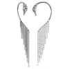 Náušnice z kolekce Vienna Collection Swan, bílé, pokovené rutheniem Náušnice z kolekce Vienna Collection Swan, bílé, pokovené rutheniem