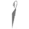 Náušnice z kolekce Vienna Collection Swan, bílé, pokovené rutheniem Náušnice z kolekce Vienna Collection Swan, bílé, pokovené rutheniem