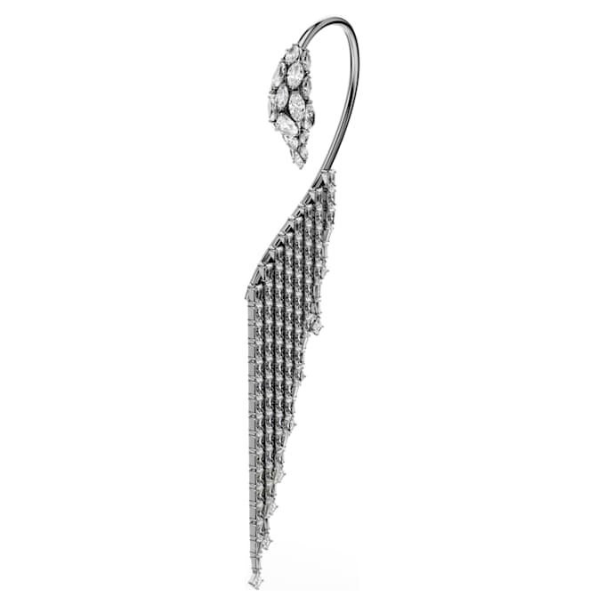 Náušnice z kolekce Vienna Collection Swan, bílé, pokovené rutheniem Náušnice z kolekce Vienna Collection Swan, bílé, pokovené rutheniem