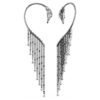 Náušnice z kolekce Vienna Collection Swan, bílé, pokovené rutheniem Náušnice z kolekce Vienna Collection Swan, bílé, pokovené rutheniem