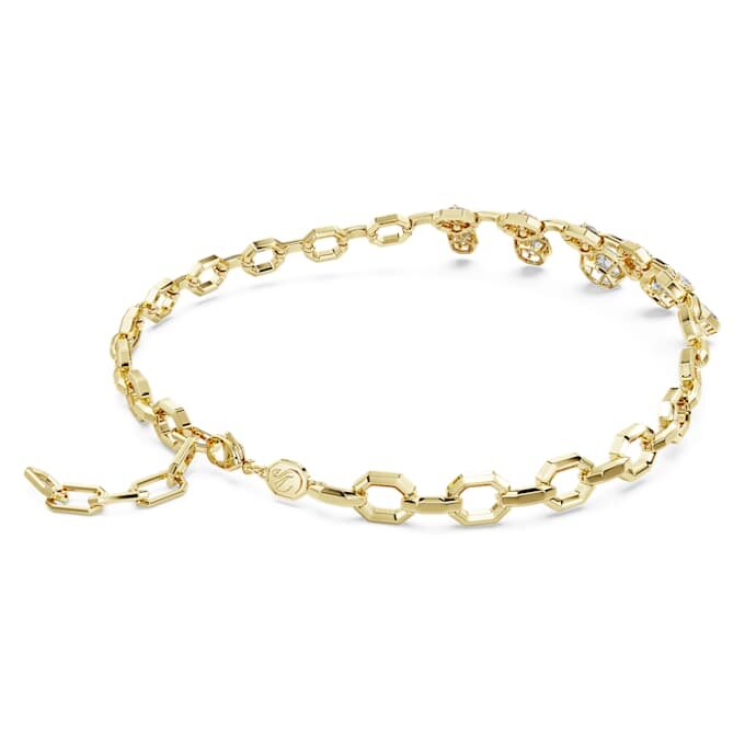 Osmiboký náhrdelník s diamanty vypěstovanými v laboratoři, celková hmotnost 12,56 Ct, různé tvary, 18K žluté zlato Osmiboký náhrdelník s diamanty vypěstovanými v laboratoři, celková hmotnost 12,56 Ct, různé tvary, 18K žluté zlato