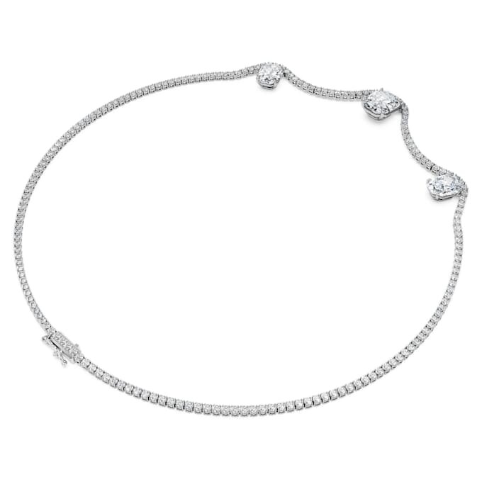 Osmiboký náhrdelník s diamanty vypěstovanými v laboratoři, celková hmotnost 19,90 Ct, osmiboký tvar, 18karátové bílé zlato Osmiboký náhrdelník s diamanty vypěstovanými v laboratoři, celková hmotnost 19,90 Ct, osmiboký tvar, 18karátové bílé zlato