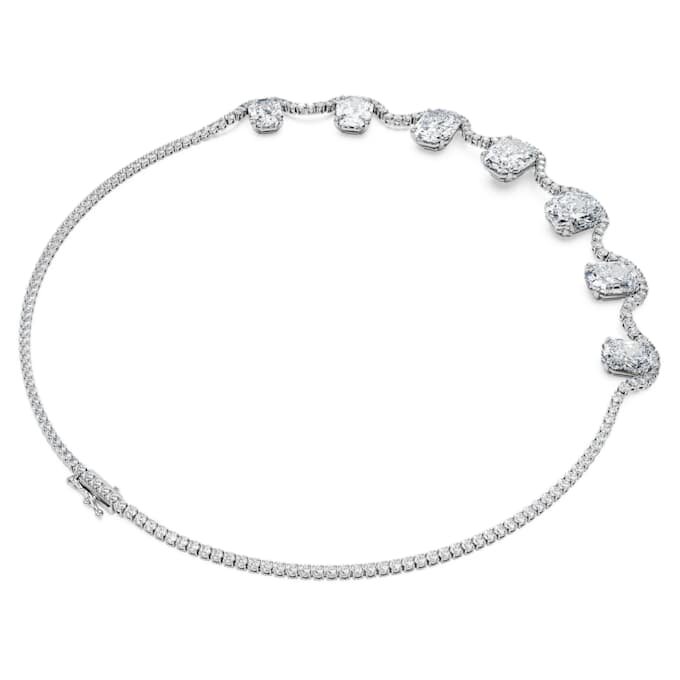 Osmiboký náhrdelník s diamanty vypěstovanými v laboratoři, celková hmotnost 37,70 Ct, osmiboký tvar, 18karátové bílé zlato Osmiboký náhrdelník s diamanty vypěstovanými v laboratoři, celková hmotnost 37,70 Ct, osmiboký tvar, 18karátové bílé zlato