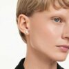 Osmiboké náušnice s diamanty vypěstovanými v laboratoři, celková hmotnost 1,0 karátů, osmiboký tvar, 14karátové bílé zlato Osmiboké náušnice s diamanty vypěstovanými v laboratoři, celková hmotnost 1,0 karátů, osmiboký tvar, 14karátové bílé zlato