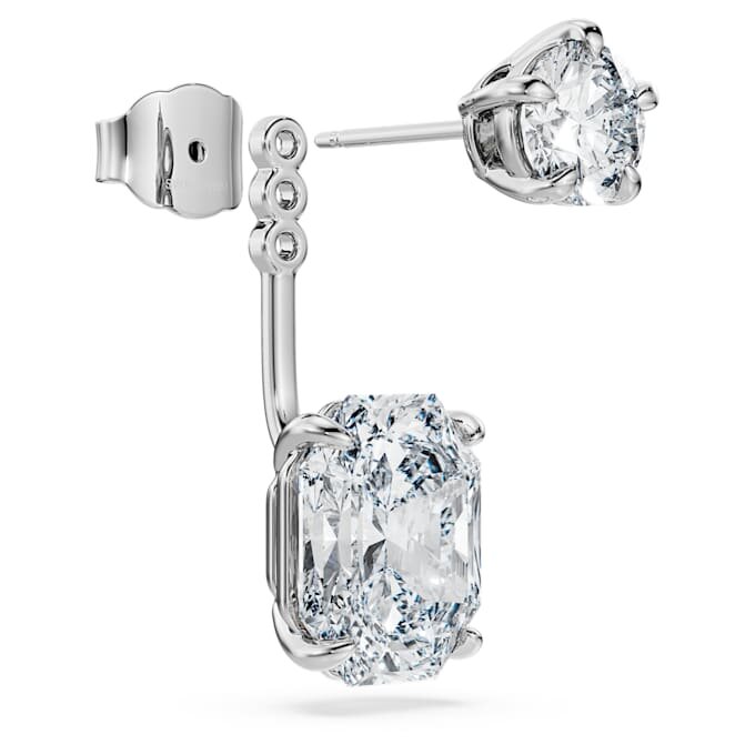 Osmiboké náušnice s laboratorně vypěstovanými diamanty o celkové hmotnosti 9,65 Ct, různé tvary, 18K bílé zlato Osmiboké náušnice s laboratorně vypěstovanými diamanty o celkové hmotnosti 9,65 Ct, různé tvary, 18K bílé zlato