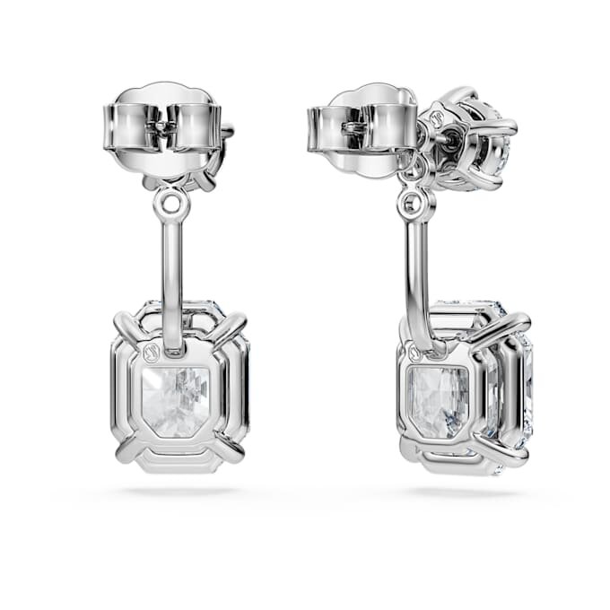 Osmiboké náušnice s laboratorně vypěstovanými diamanty o celkové hmotnosti 9,65 Ct, různé tvary, 18K bílé zlato Osmiboké náušnice s laboratorně vypěstovanými diamanty o celkové hmotnosti 9,65 Ct, různé tvary, 18K bílé zlato