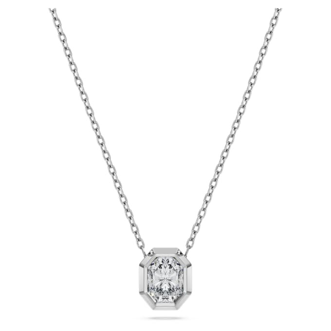 Osmiboký přívěsek s diamanty vypěstovanými v laboratoři, celková hmotnost 0,5 Ct, osmiboký tvar, 14K bílé zlato Osmiboký přívěsek s diamanty vypěstovanými v laboratoři, celková hmotnost 0,5 Ct, osmiboký tvar, 14K bílé zlato