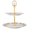 Porcelán Idyllia éTagèRe, motiv Crystal Print, Lily Citron, malý, vícebarevný Porcelán Idyllia éTagèRe, motiv Crystal Print, Lily Citron, malý, vícebarevný