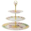 Porcelán Idyllia éTagèRe, motiv s krystalovým potiskem, vícebarevný Porcelán Idyllia éTagèRe, motiv s krystalovým potiskem, vícebarevný