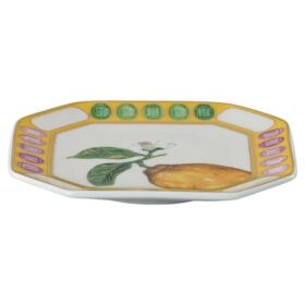 Porcelán Idyllia Vide Poche, motiv Crystal Print, citron, žlutá Porcelán Idyllia Vide Poche, motiv Crystal Print, citron, žlutá