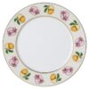 Porcelánový dezertní talíř Idyllia, motiv Crystal Print, Lily Citron, vícebarevný