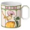 Porcelánový hrnek Idyllia, motiv s krystaly, mucholapka, zelený