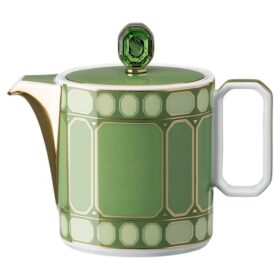 Porcelánová konvička na smetanu Signum, zelená