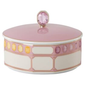 Porcelánová krabička Idyllia, růžová
