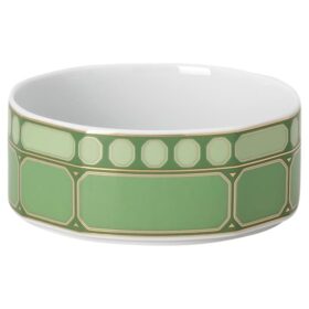 Porcelánová krabička Signum, zelená