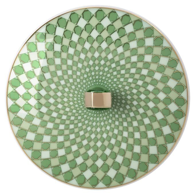 Porcelánová krabička Signum, zelená Porcelánová krabička Signum, zelená