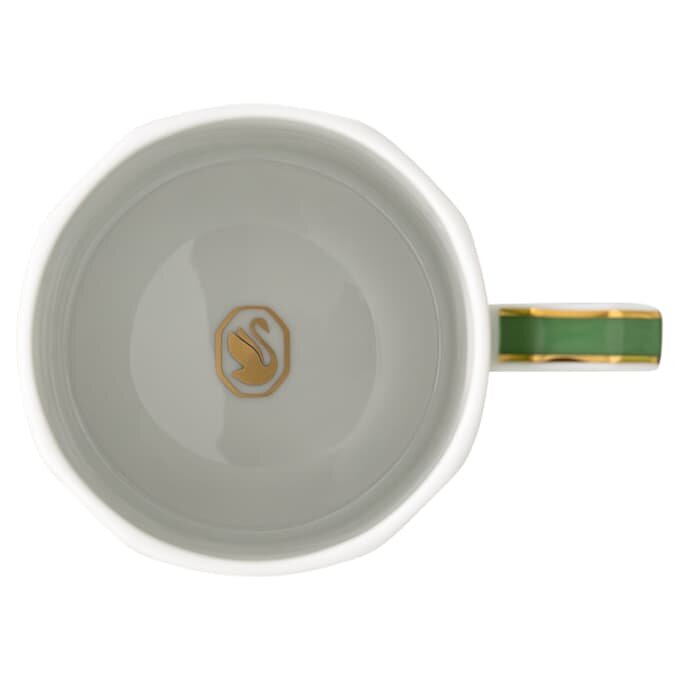 Porcelánový šálek na kávu Signum s podšálkem, zelený Porcelánový šálek na kávu Signum s podšálkem, zelený