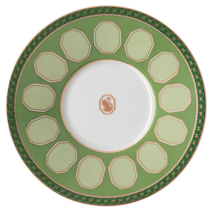 Porcelánový šálek na kávu Signum s podšálkem, zelený Porcelánový šálek na kávu Signum s podšálkem, zelený