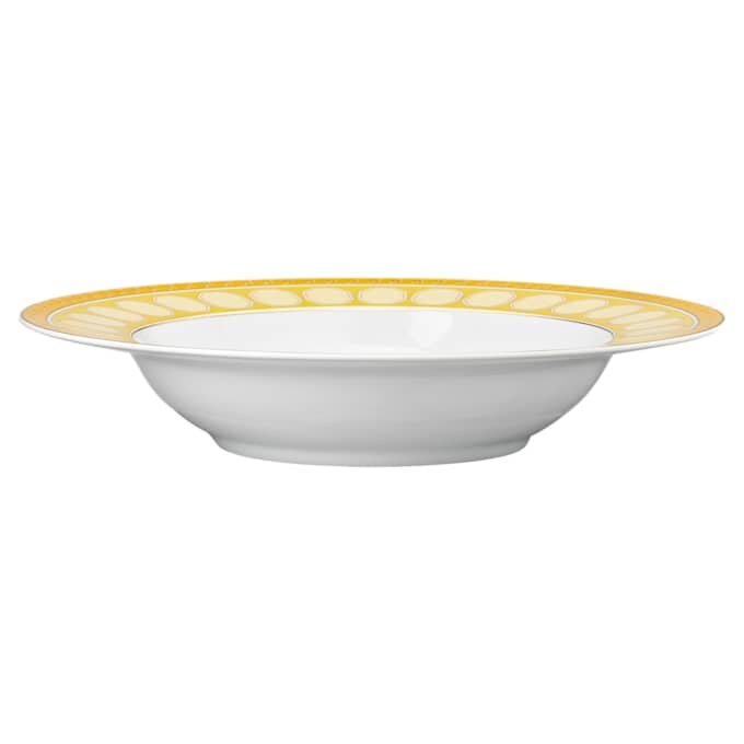 Porcelánový polévkový talíř Signum, žlutý Porcelánový polévkový talíř Signum, žlutý