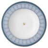 Porcelánový polévkový talíř Signum, modrý