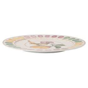 Porcelánový servírovací talíř Idyllia, motiv Crystal Print, mucholapka, vícebarevný
