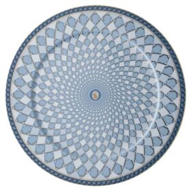 Porcelánový servírovací talíř Signum, velký, modrý Porcelánový servírovací talíř Signum, velký, modrý
