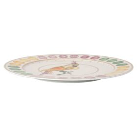 Porcelánový talíř Idyllia, motiv Crystal Print, kakadu, vícebarevný