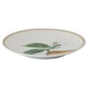 Porcelánový talíř Idyllia, motiv s krystaly, citron, béžová Porcelánový talíř Idyllia, motiv s krystaly, citron, béžová