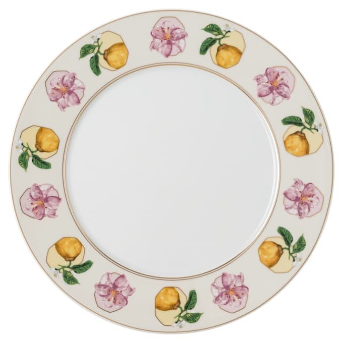 Porcelánový talíř Idyllia, motiv z křišťálu, Lily Citron, vícebarevný Porcelánový talíř Idyllia, motiv z křišťálu, Lily Citron, vícebarevný