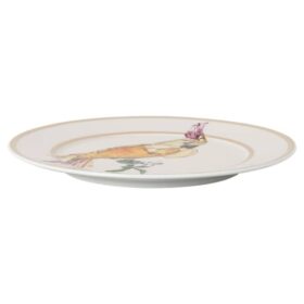 Porcelánový talíř na chléb Idyllia, motiv Crystal Print, kakadu, vícebarevný