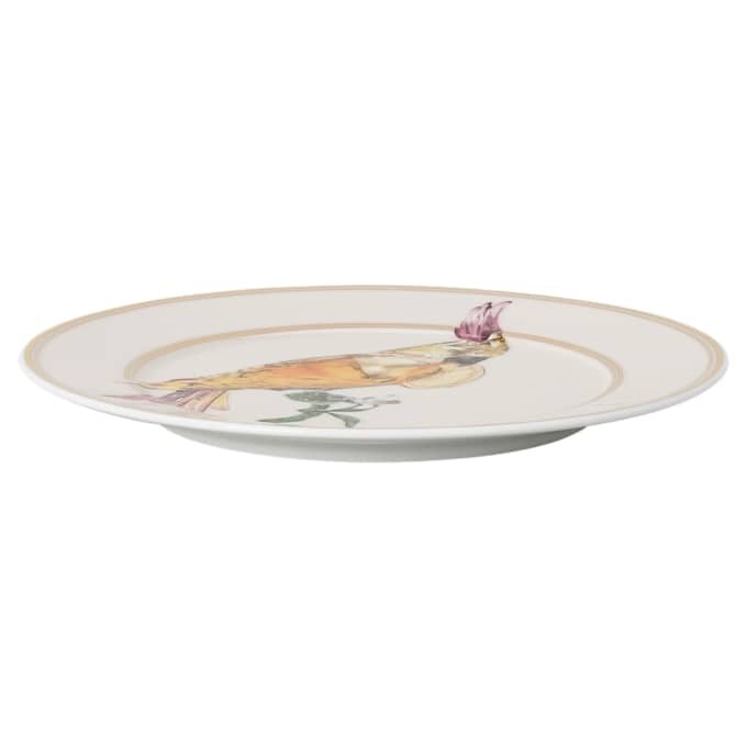 Porcelánový talíř na chléb Idyllia, motiv Crystal Print, kakadu, vícebarevný Porcelánový talíř na chléb Idyllia, motiv Crystal Print, kakadu, vícebarevný