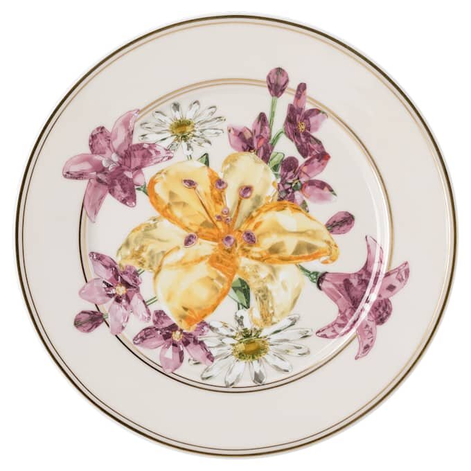 Porcelánový talíř na chléb Idyllia, motiv Crystal Print, kytice, vícebarevný Porcelánový talíř na chléb Idyllia, motiv Crystal Print, kytice, vícebarevný