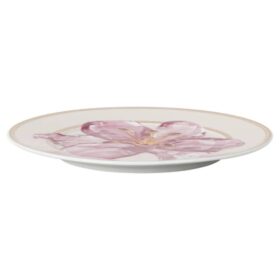 Porcelánový talíř na chléb Idyllia, motiv Crystal Print, lilie, fialová Porcelánový talíř na chléb Idyllia, motiv Crystal Print, lilie, fialová